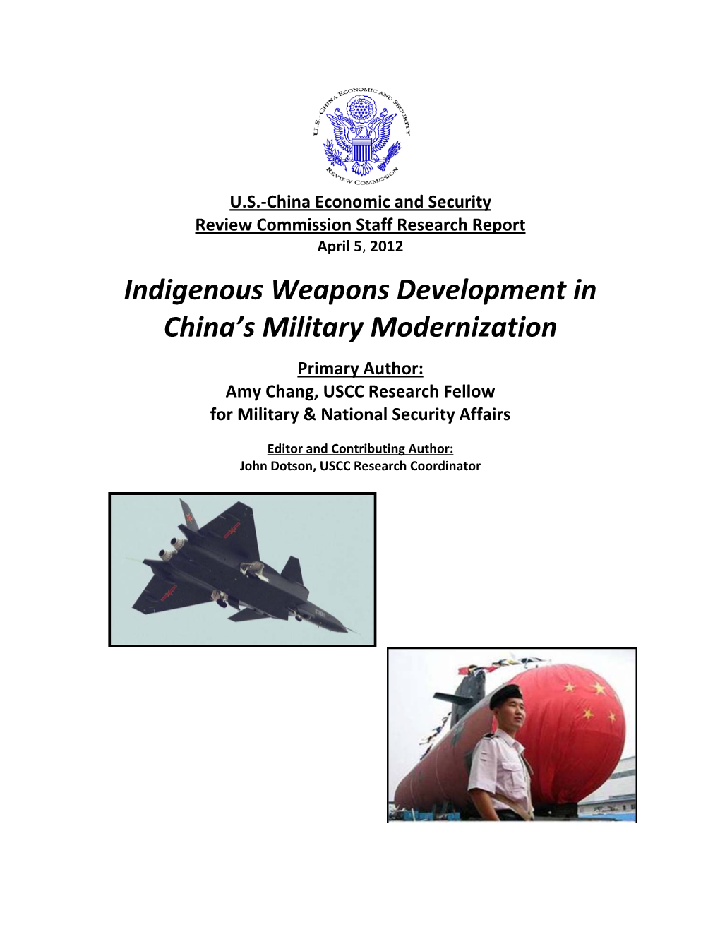 Indigenous Weapons Development in China's Military Modernization