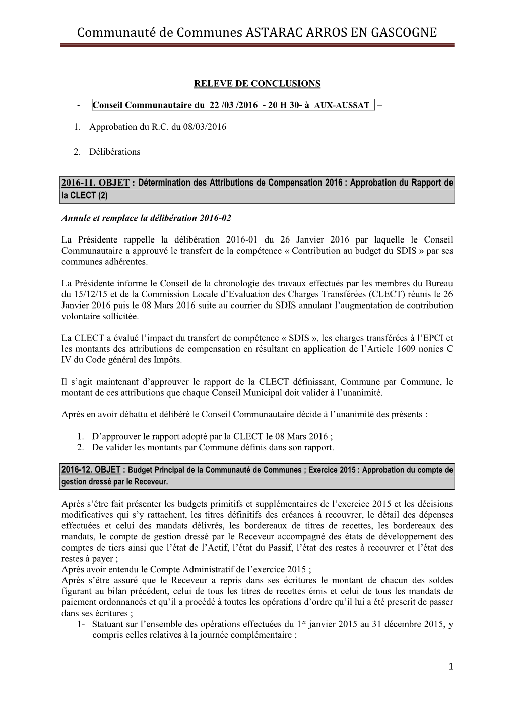 Communauté De Communes ASTARAC ARROS EN GASCOGNE