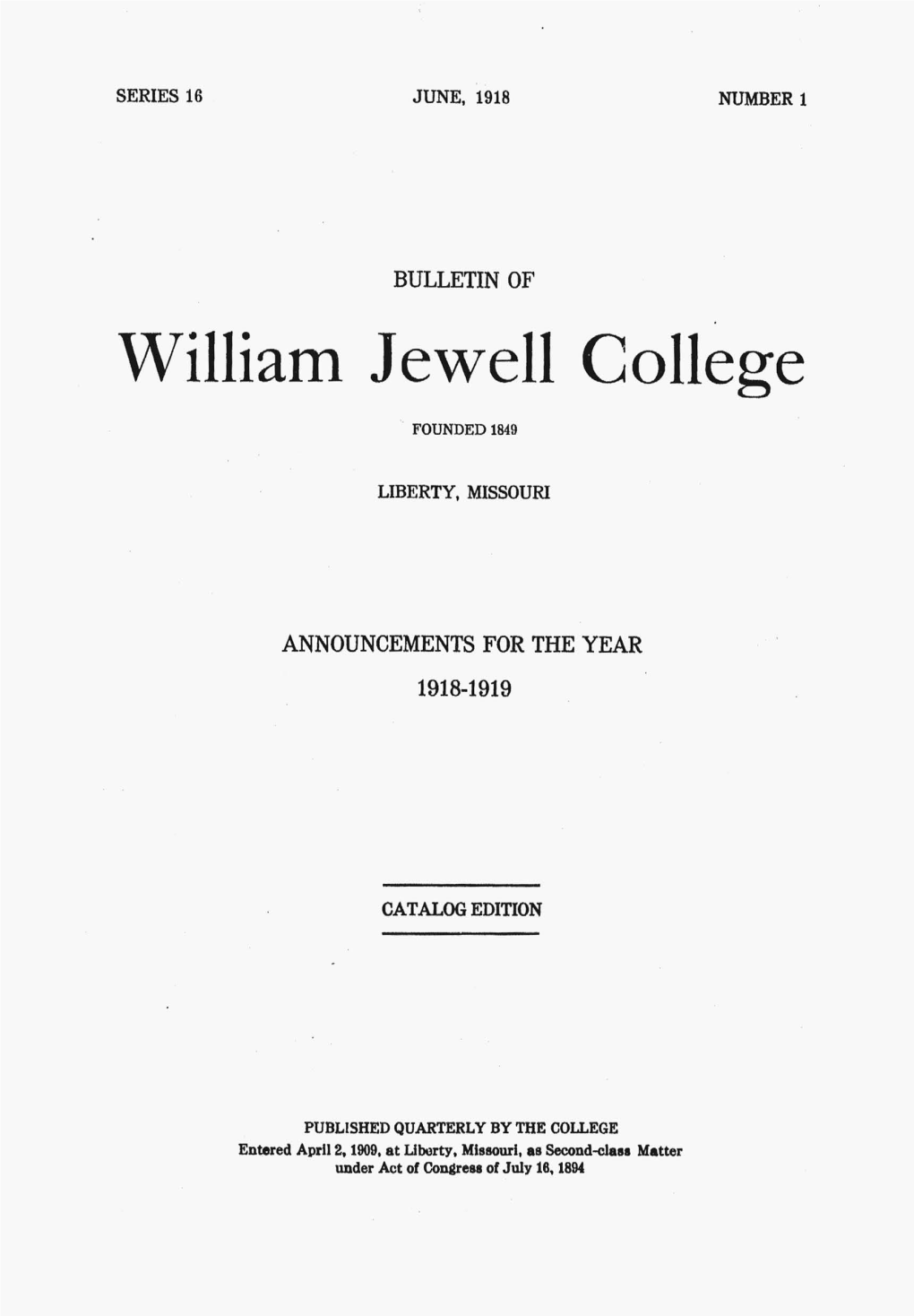 William Jewell College