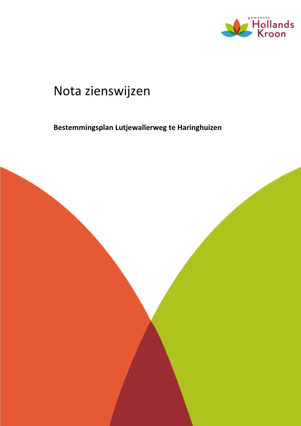 Nota Zienswijzen