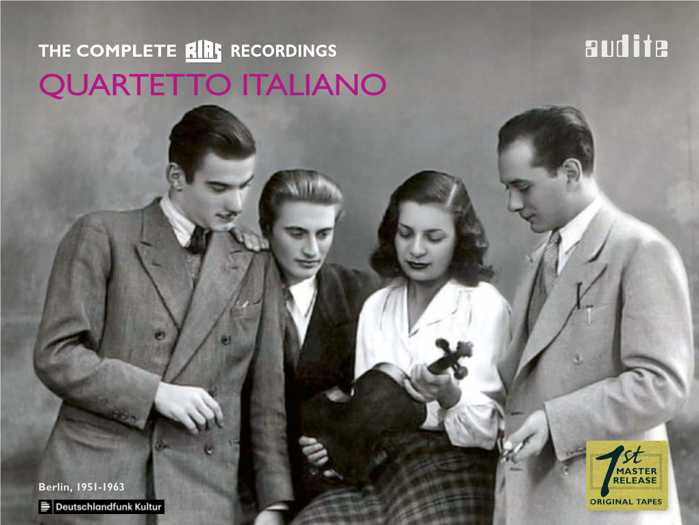 Digibooklet Quartetto Italiano