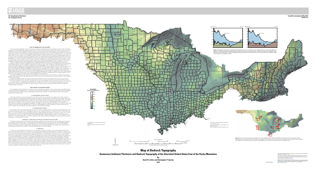 Map of Bedrock Topography