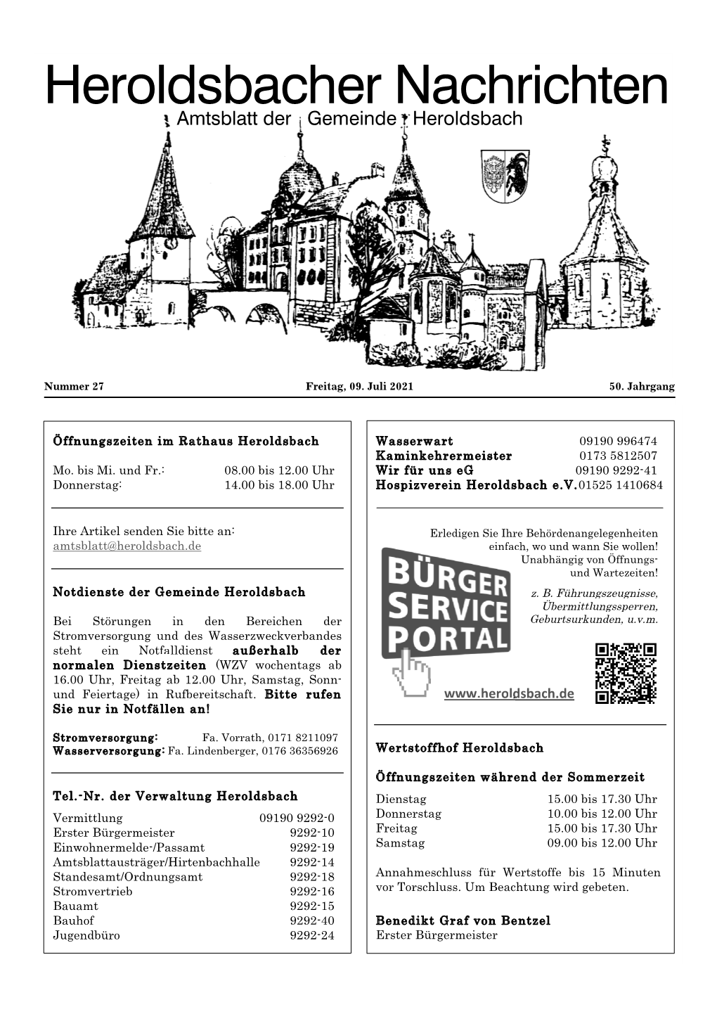 Heroldsbacher Nachrichten Amtsblatt Der Gemeinde Heroldsbach