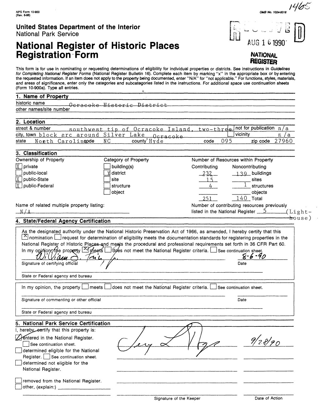 National Register of Historic Places Registration Form