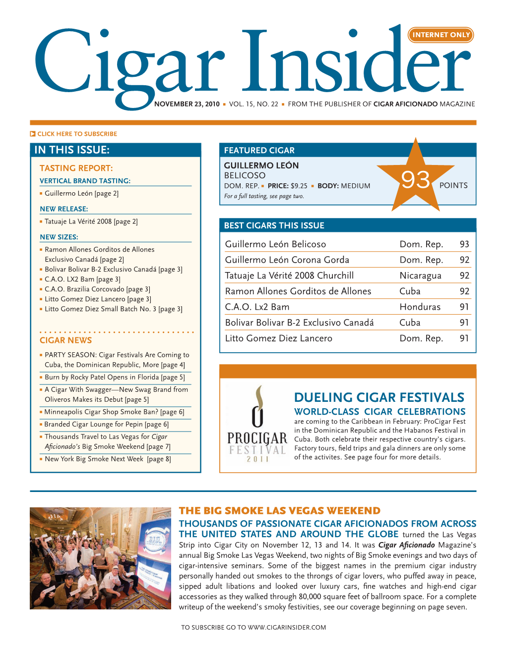 Dueling Cigar Festivals