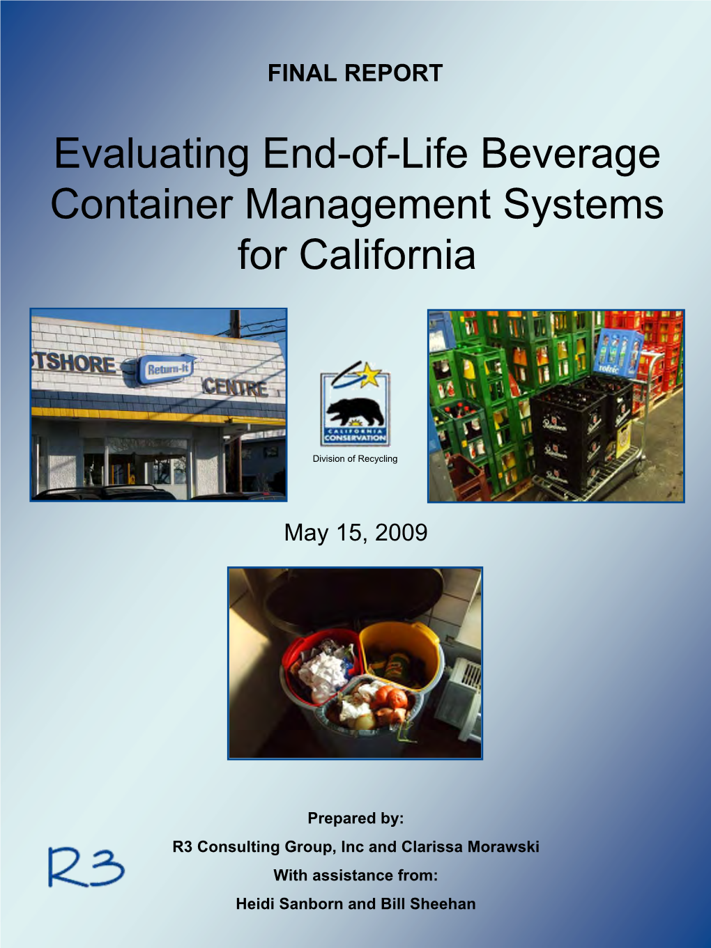 Evaluating End-Of-Life Beverage Container Management Systems for California