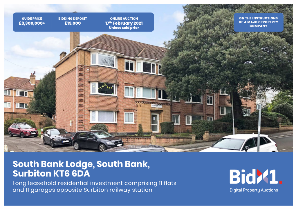 South Bank Lodge, South Bank, Surbiton KT6