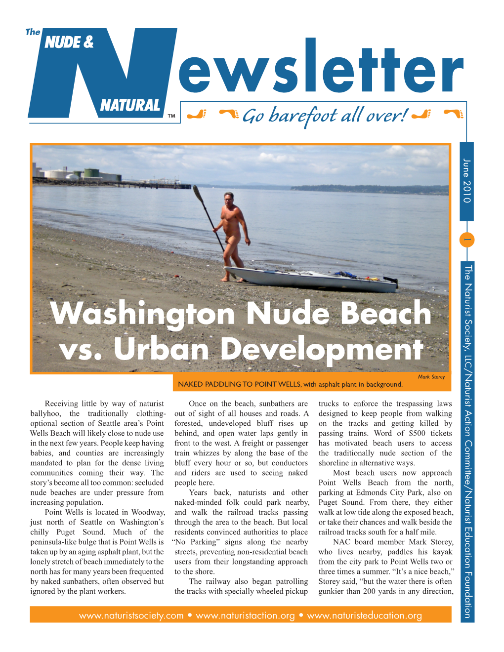 Washington Nude Beach Vs. Urban Development, Cont