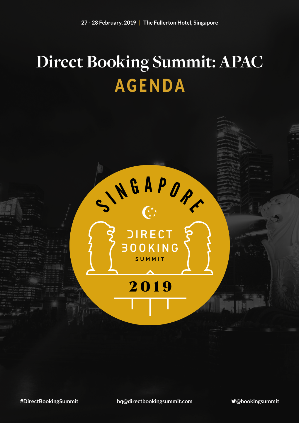 Direct Booking Summit: APAC AGENDA