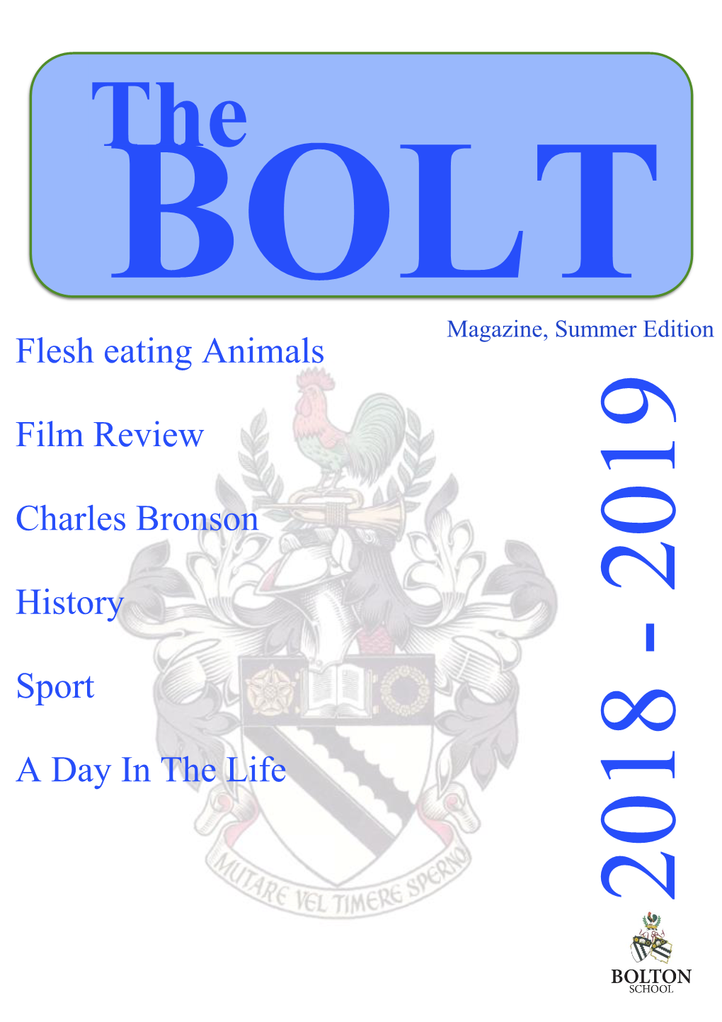 The Bolt Summer 2019.Pdf