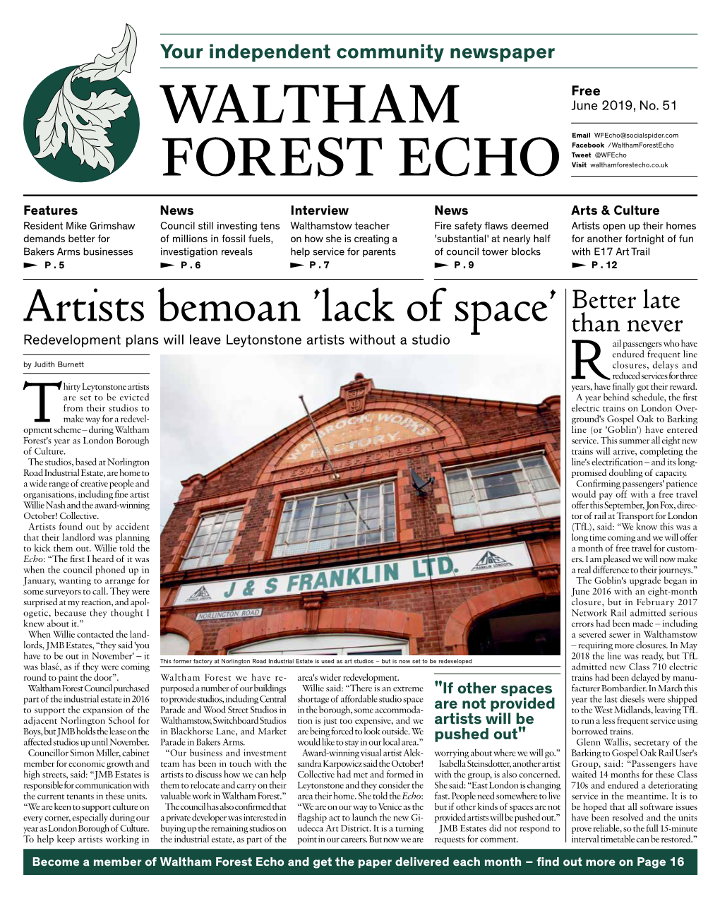 Waltham Forest Echo #51, June 2019