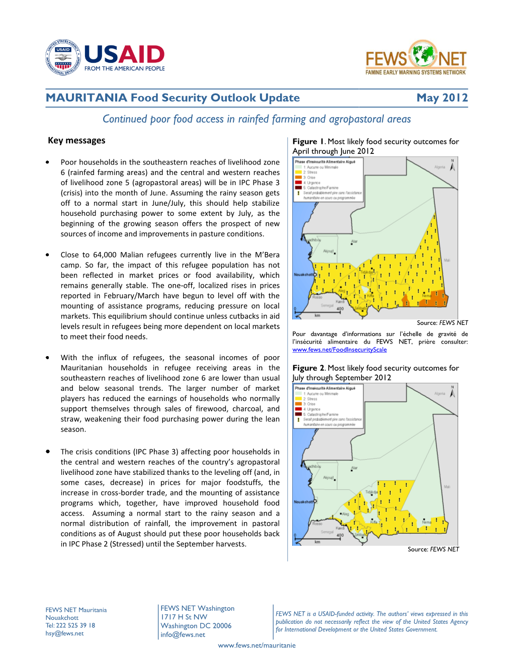 COUNTRY Food Security Update