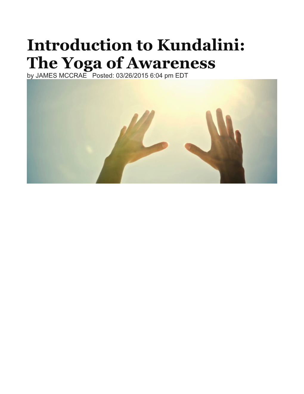 Intro to Kundalini Yoga Article.Pages