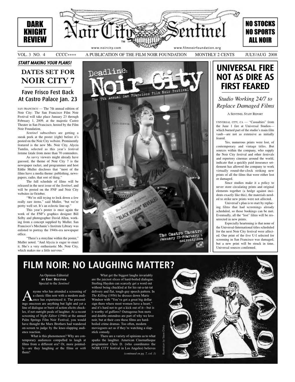 Noir City Sentinel July/Aug 2008