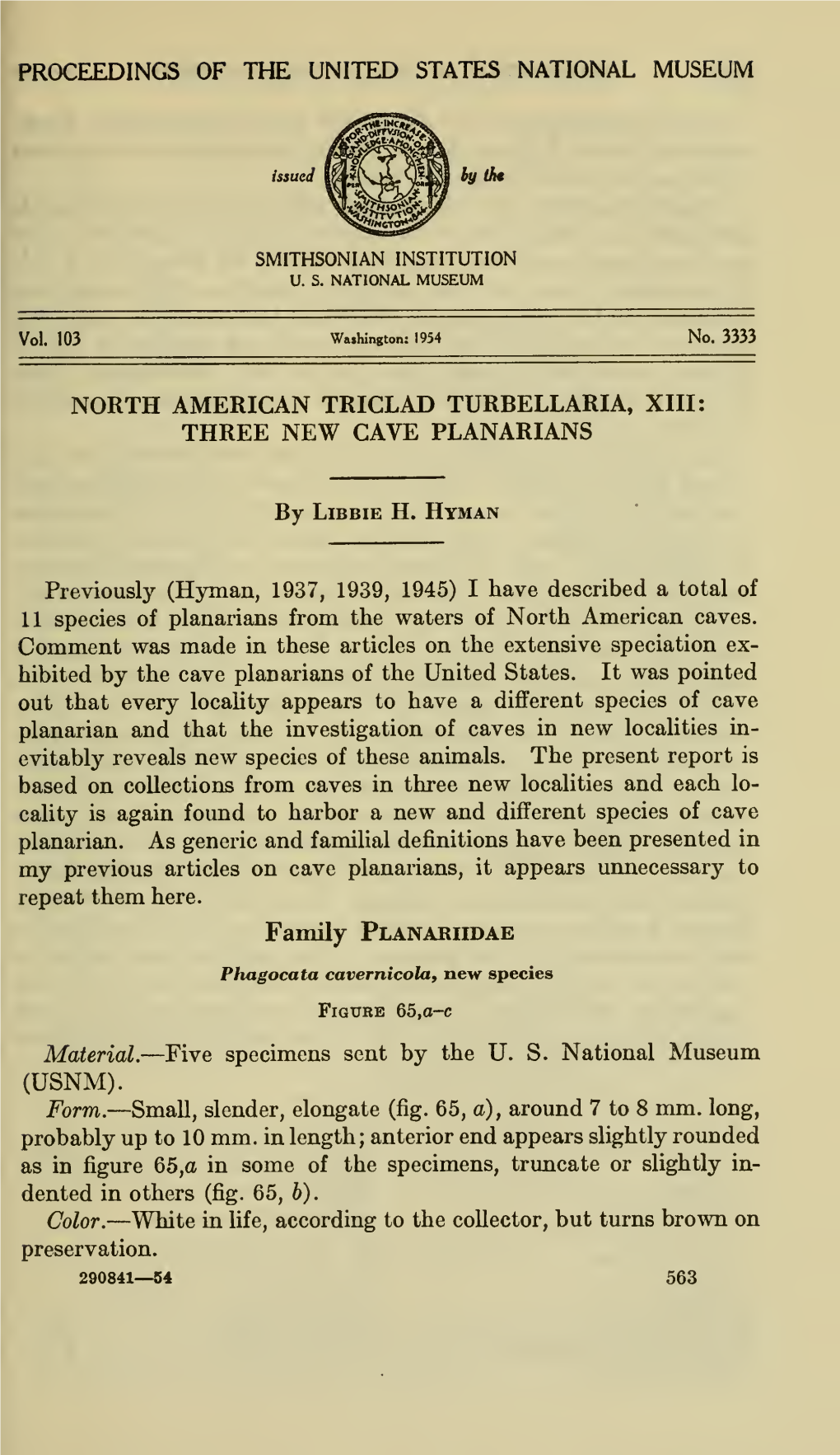 Proceedings of the United States National Museum