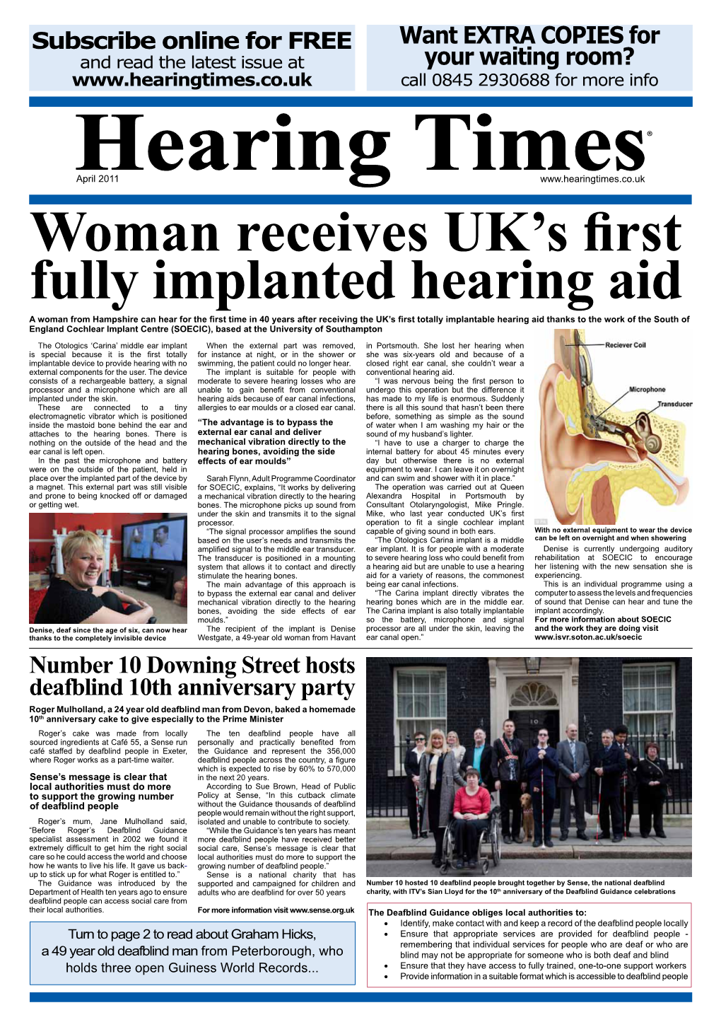 Woman Receives UK's First Fully Implanted Hearing