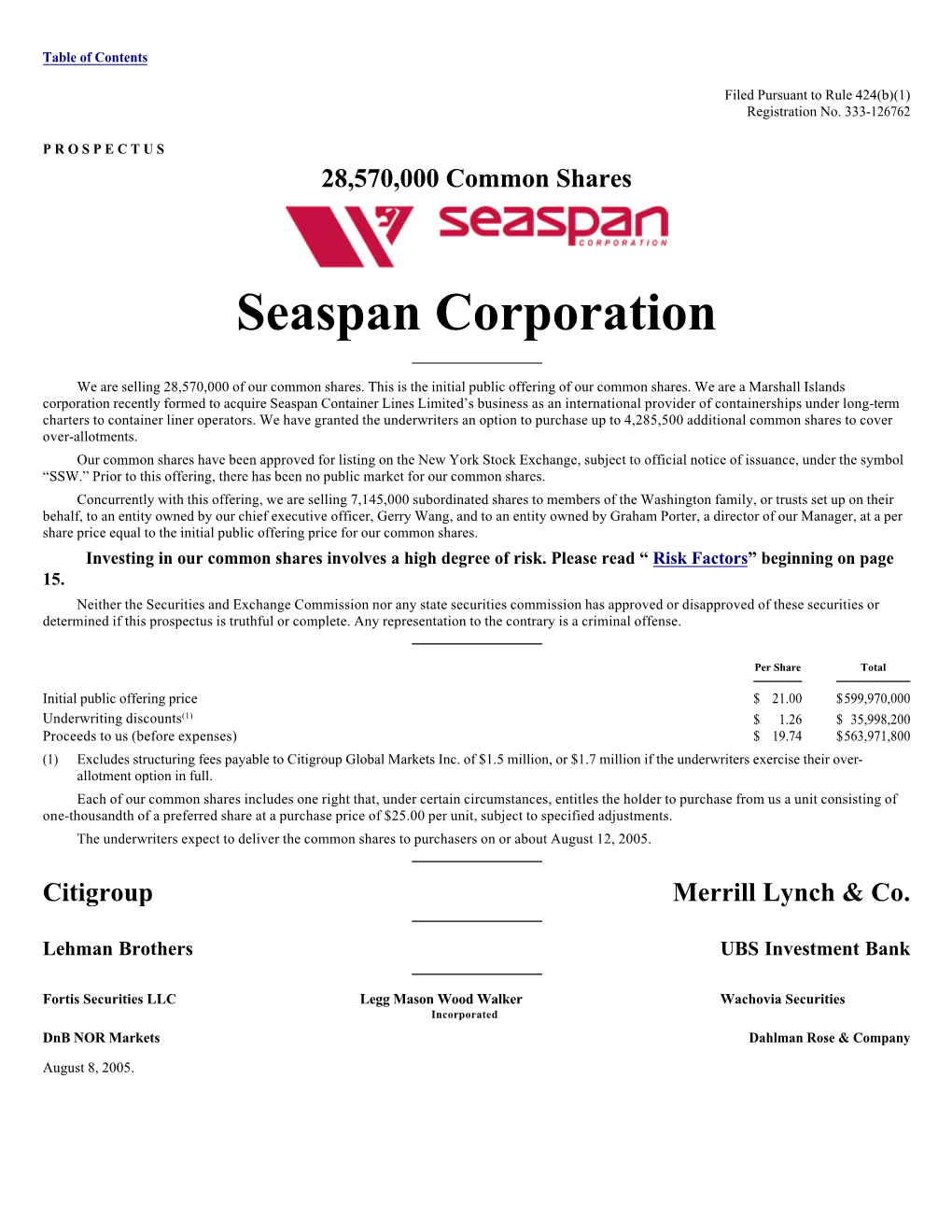 Seaspan Corporation