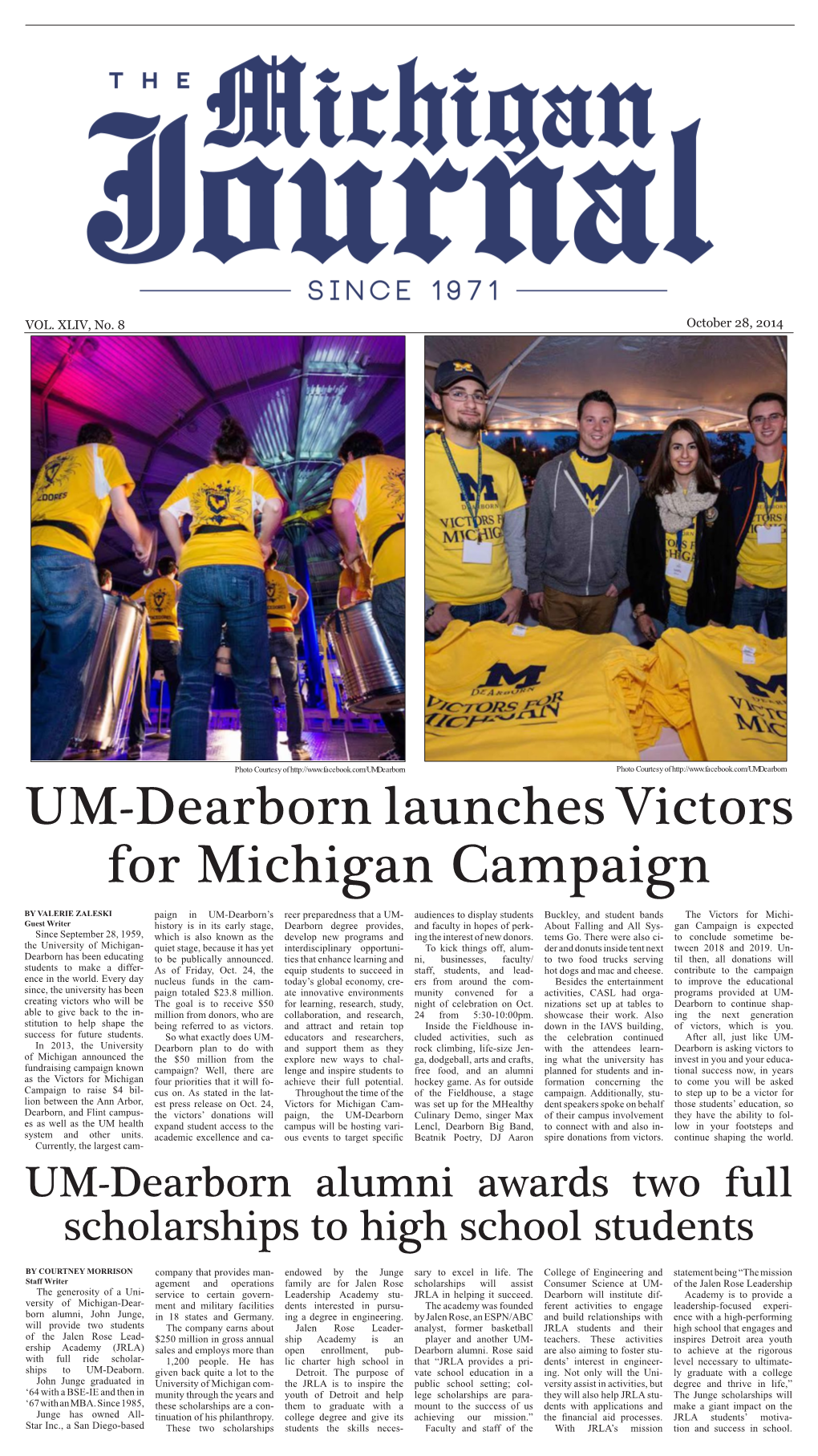 UM-Dearborn Launches Victors for Michigan Campaign