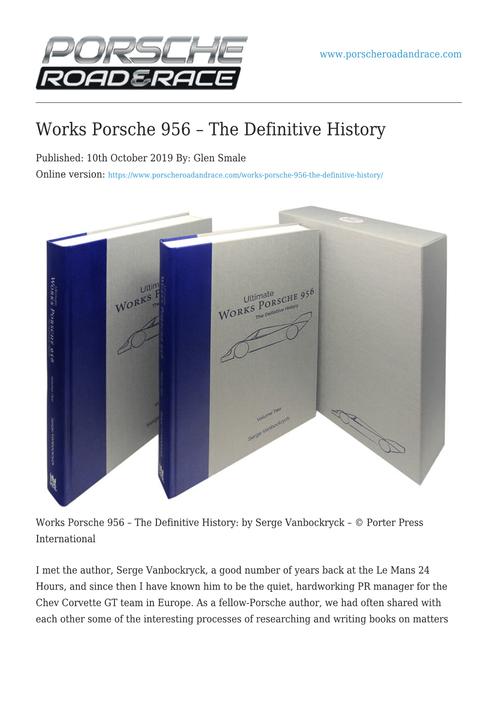 Works Porsche 956 – the Definitive History
