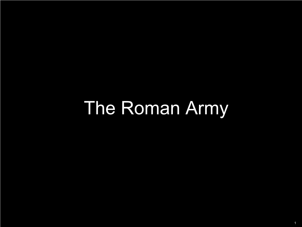 The Roman Army