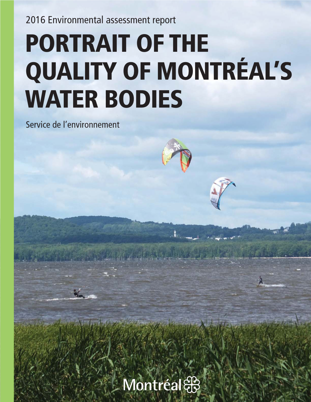 Portrait of the Quality of Montréal's Water Bodies