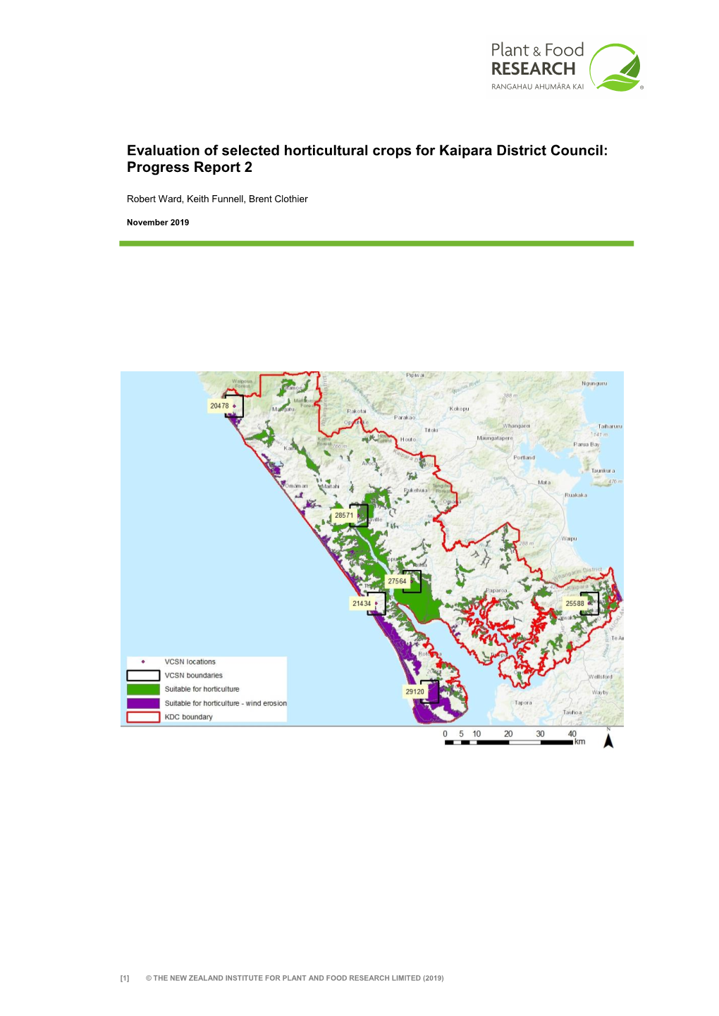 Evaluation of Selected Horticultural Crops for Kaipara District Council: Progress Report 2
