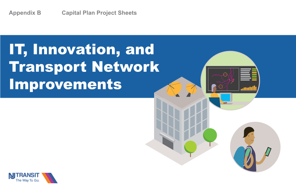 IT, Innovation, and Transport Network Improvements Project Sheet | Public Transportation Health Safety Improvement Program