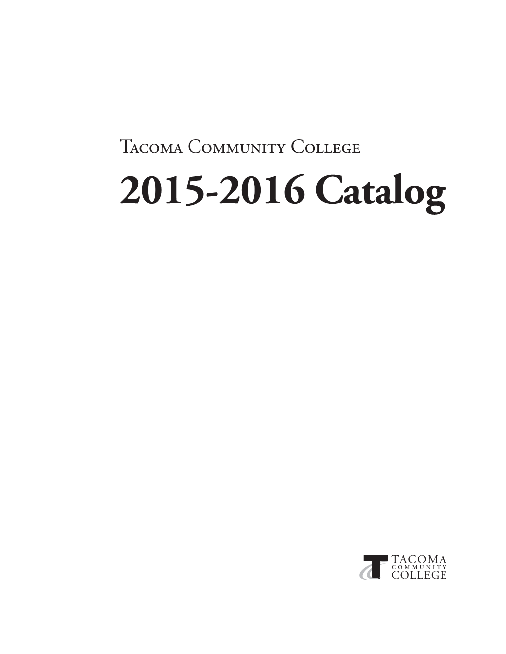 2015-2016 Catalog