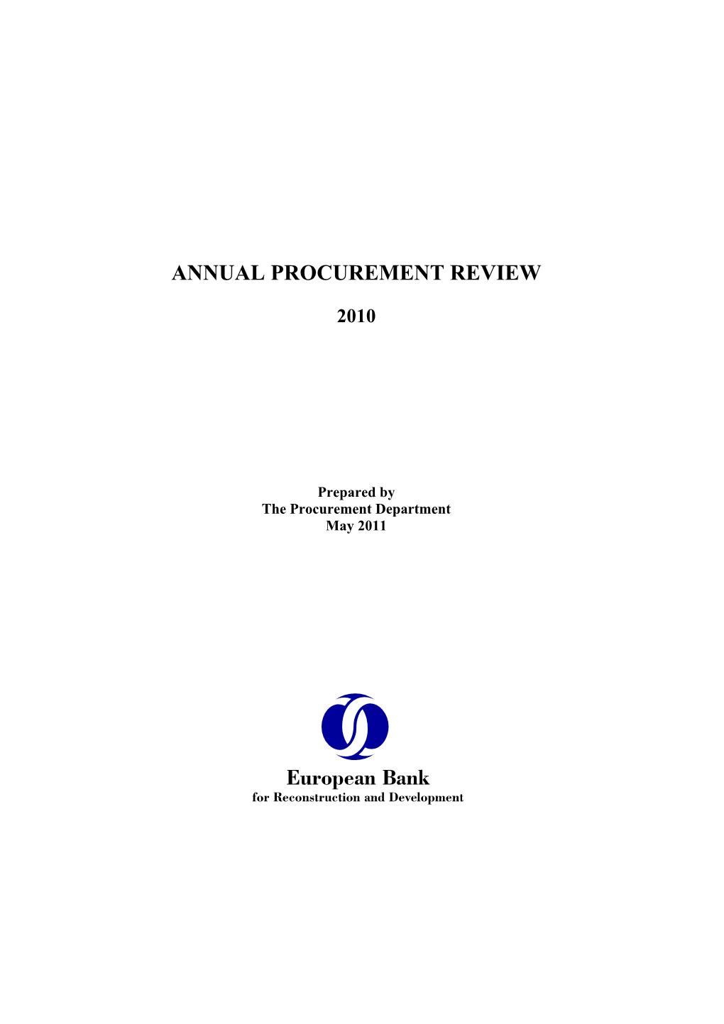 Annual Procurement Review