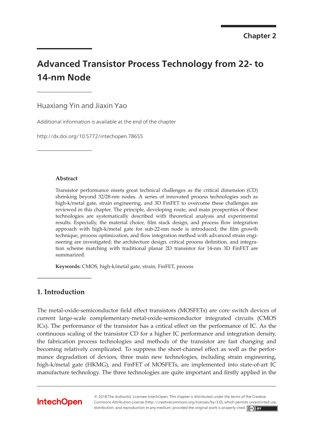 To 14-Nm Node