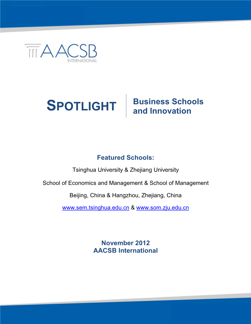 Spotlight: Isinghua University and Zhejiang University