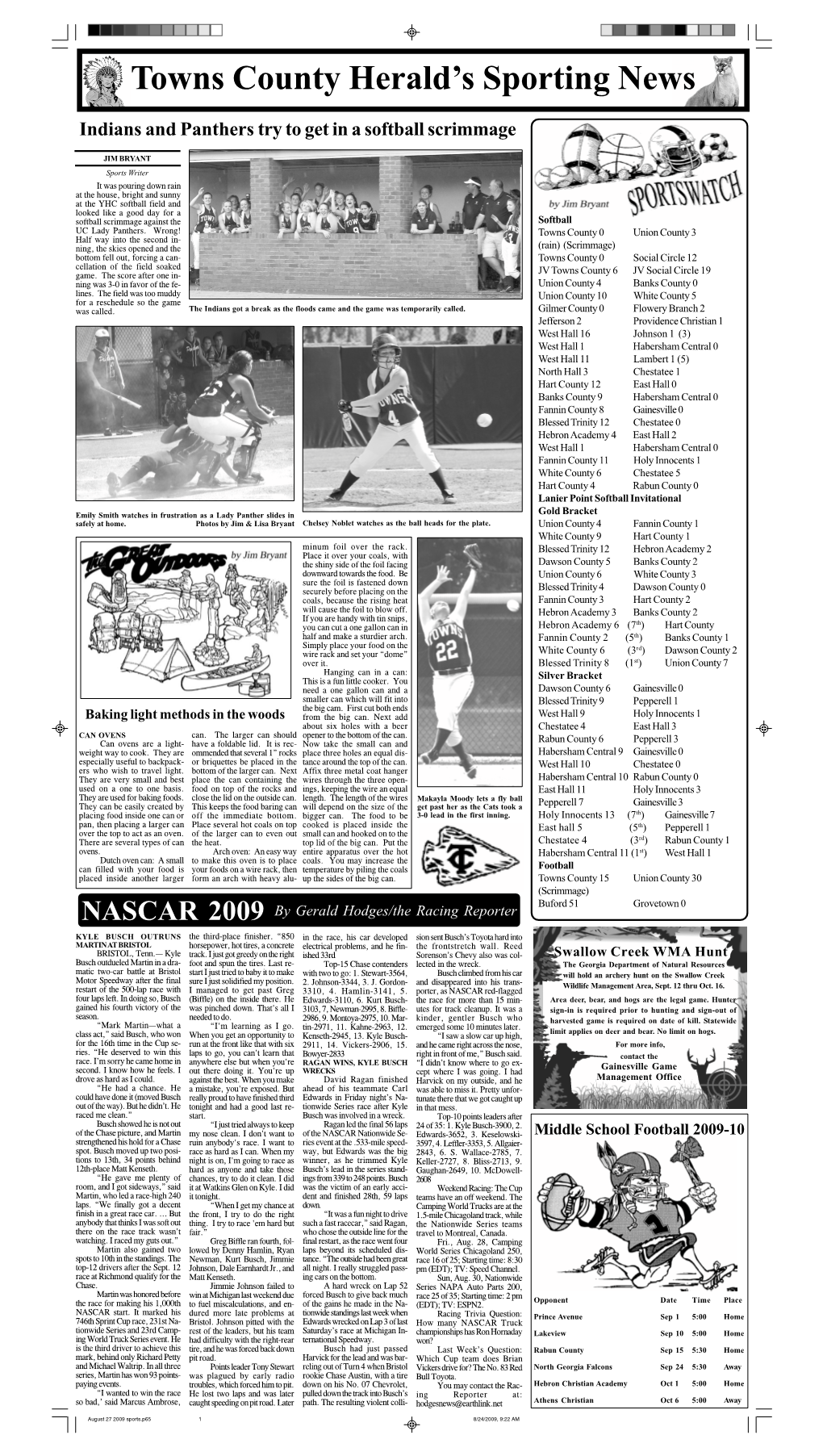 August 27 2009 Sports.P65 1 8/24/2009, 9:22 AM