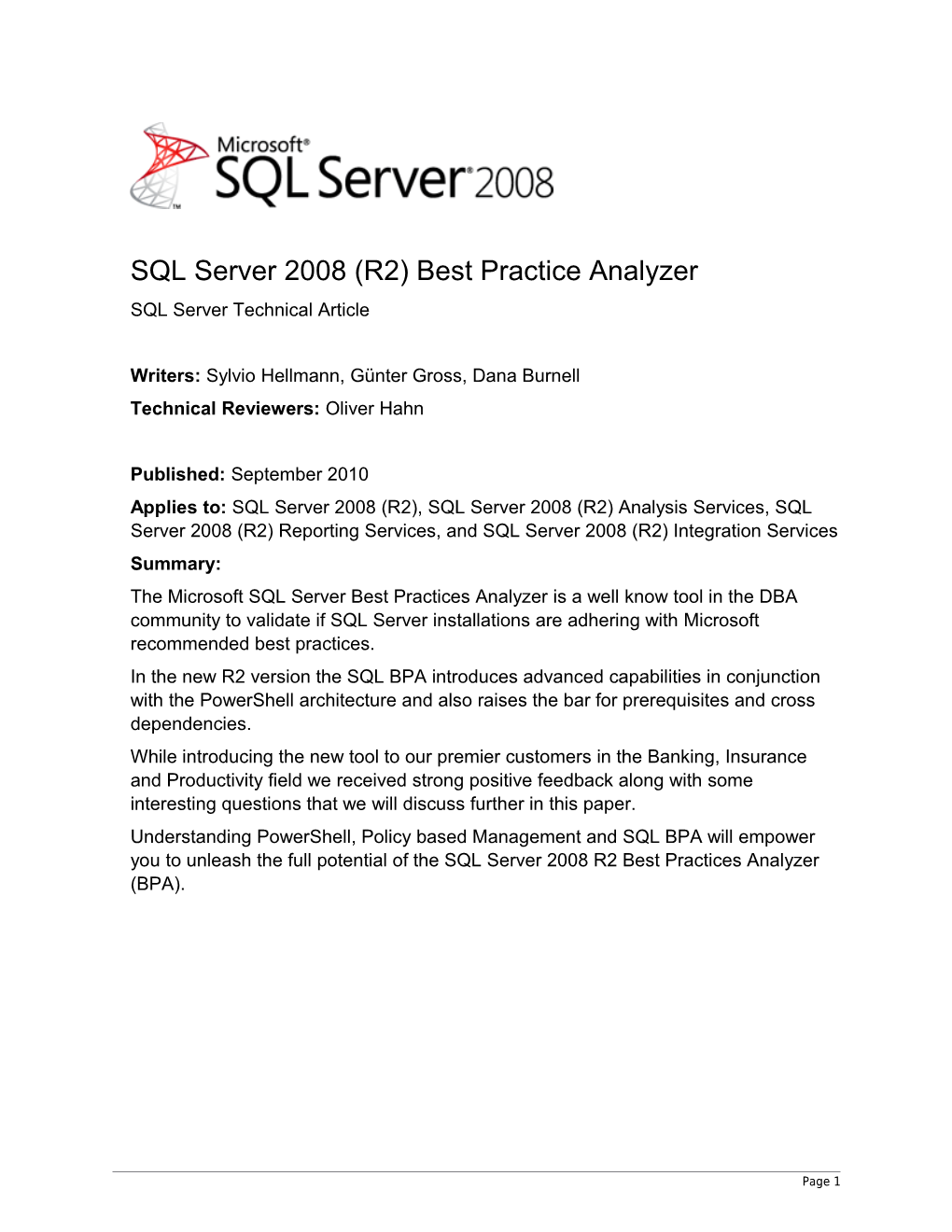 Analysis and Reporting Services, Design and Implementation: a SQL Server 2008 Technical