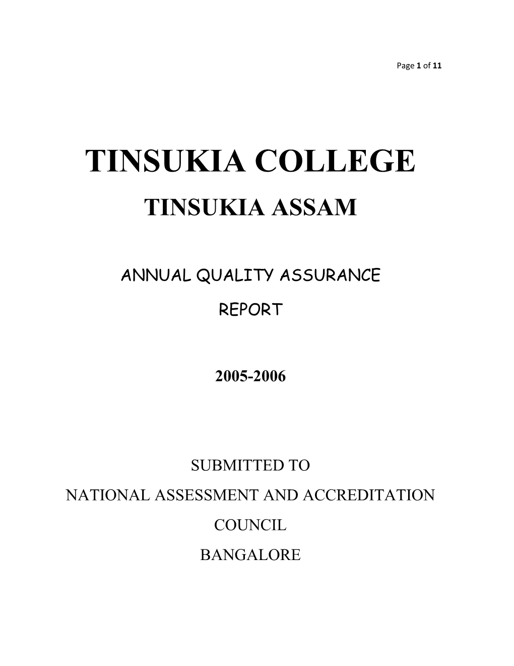 Tinsukia College Tinsukia Assam