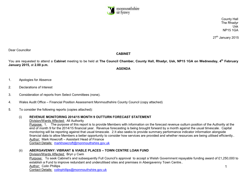 Signed N Wellington Designation Finance Manager CYP Dated 21
