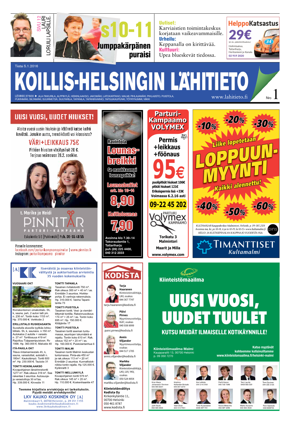 Koillis-Helsingin Lähitieto 1/05012016
