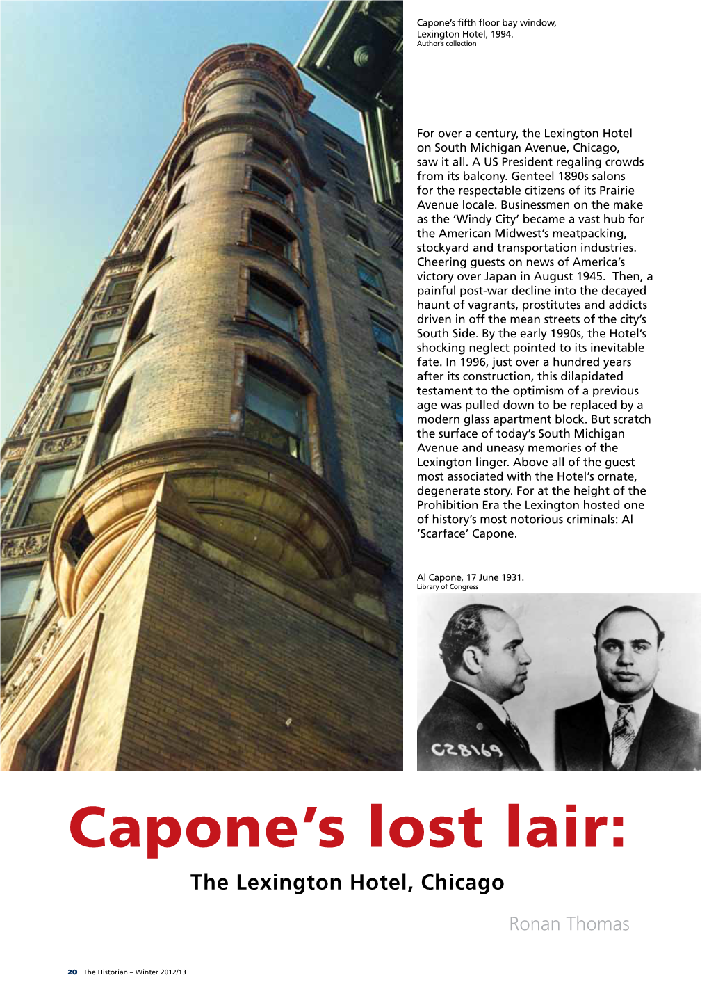 Capone's Lost Lair