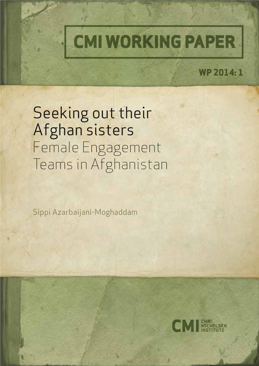 Seeking out Their Afghan Sisters Female Engagement Teams in Afghanistan