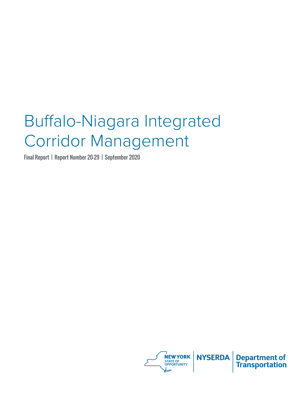 20-29 Buffalo-Niagara Integrated Corridor Management