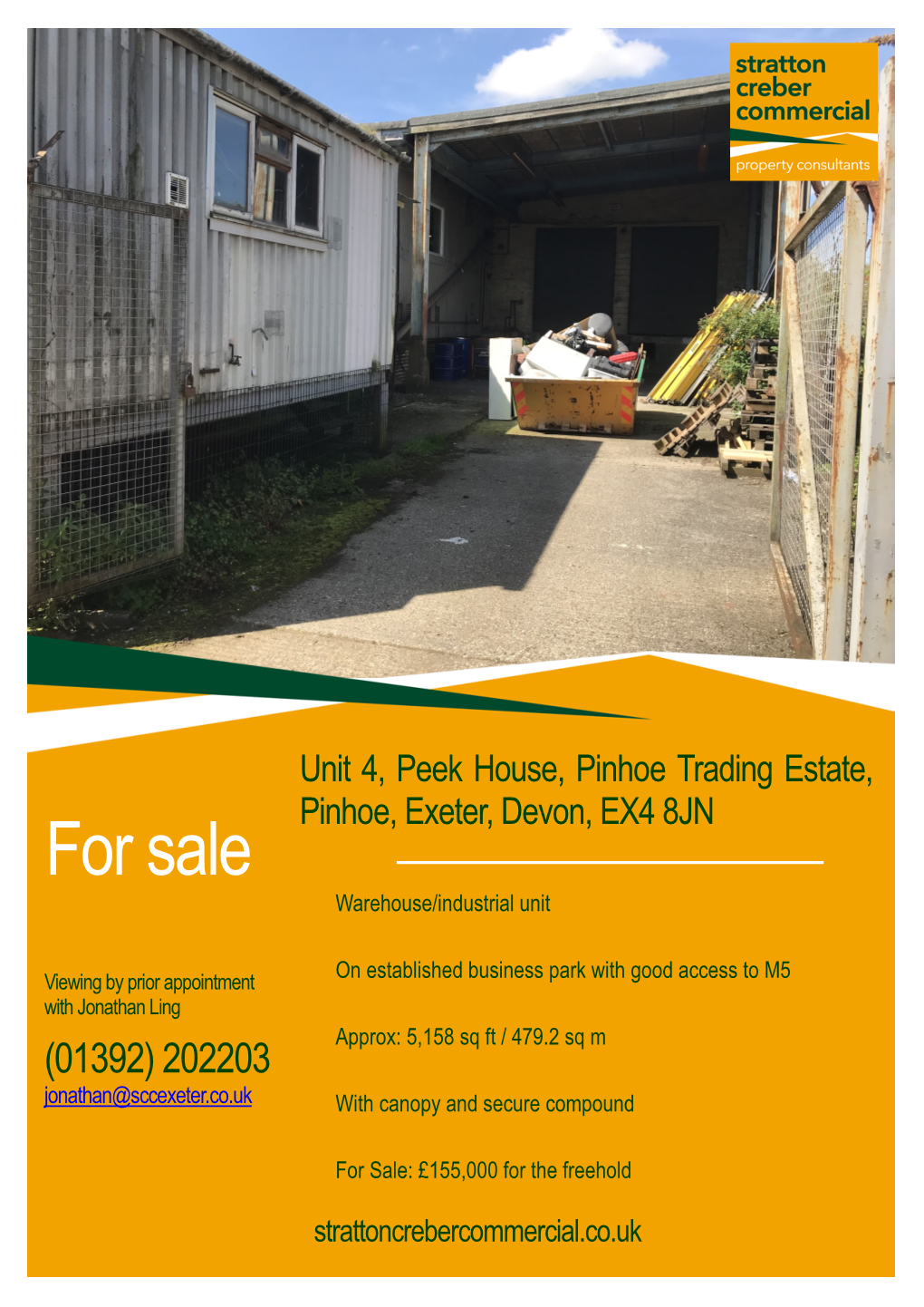 For Sale Warehouse/Industrial Unit