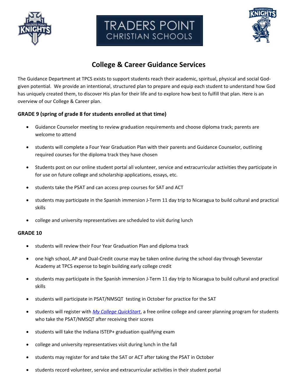 College & Career Guidance Services