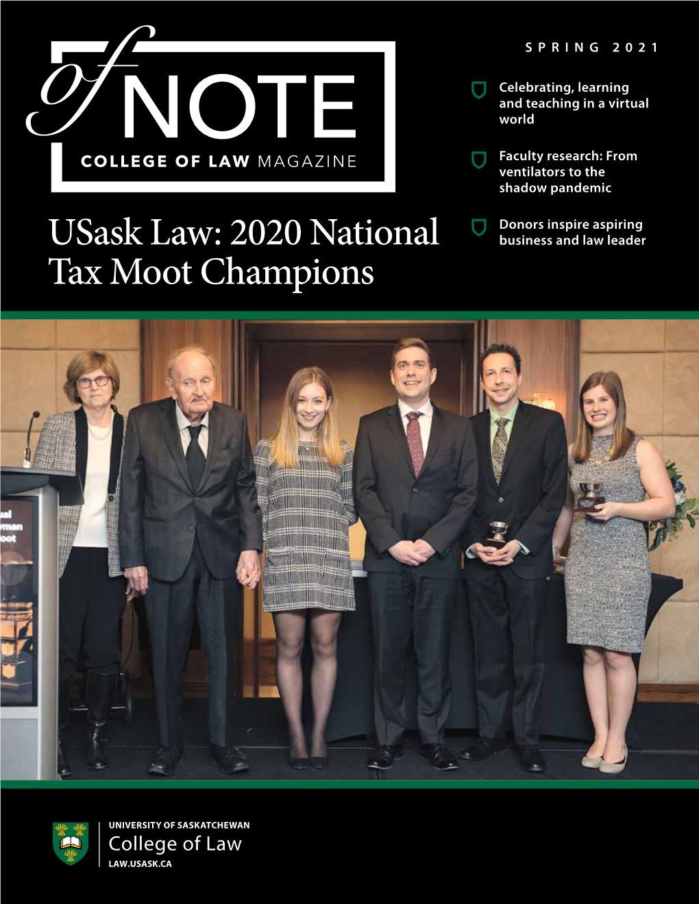 Usask Law: 2020 National Tax Moot Champions