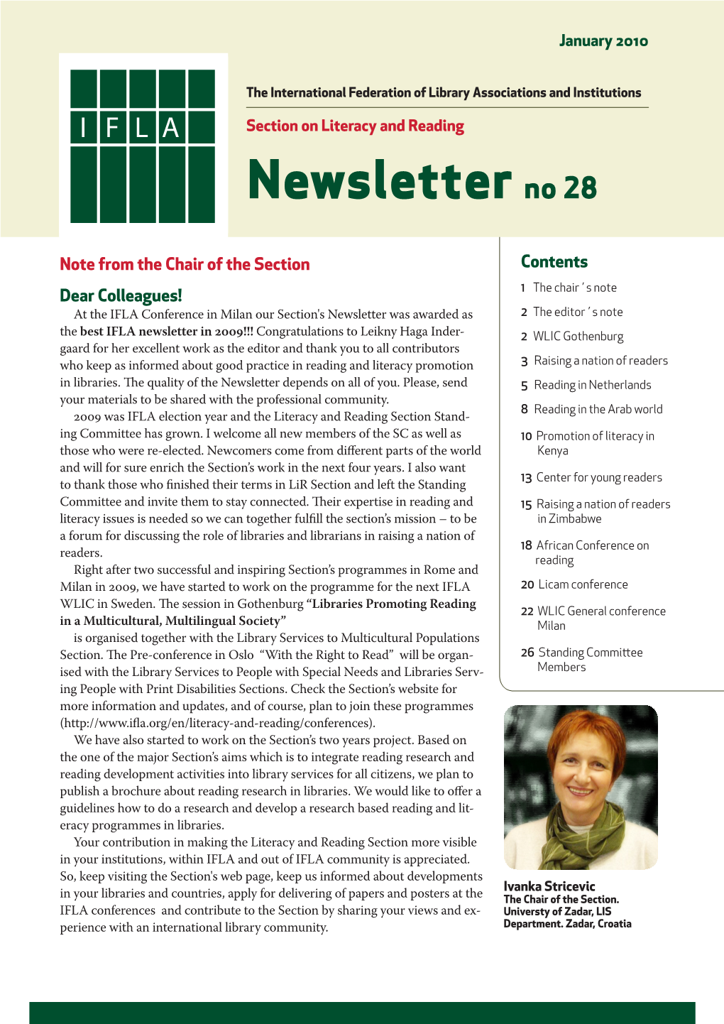 Newsletter No 28