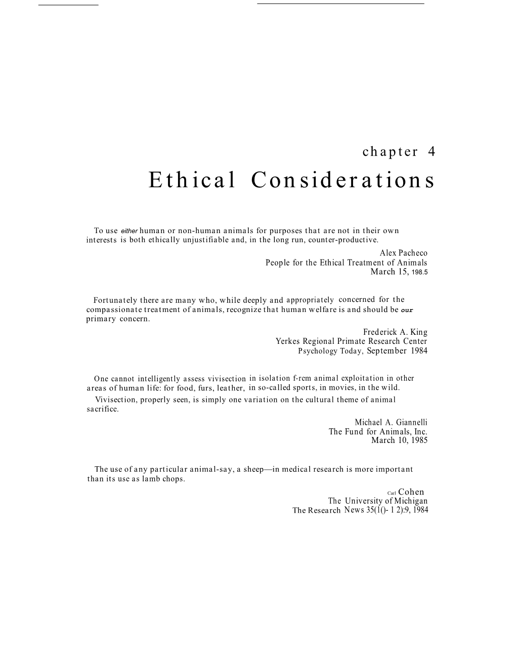 Ethical Considerations