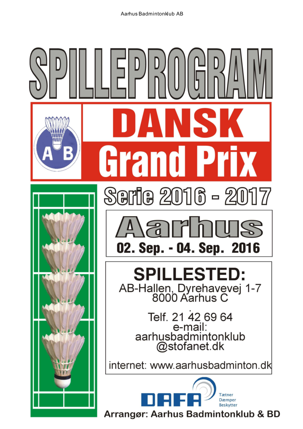 APGP2016 Program