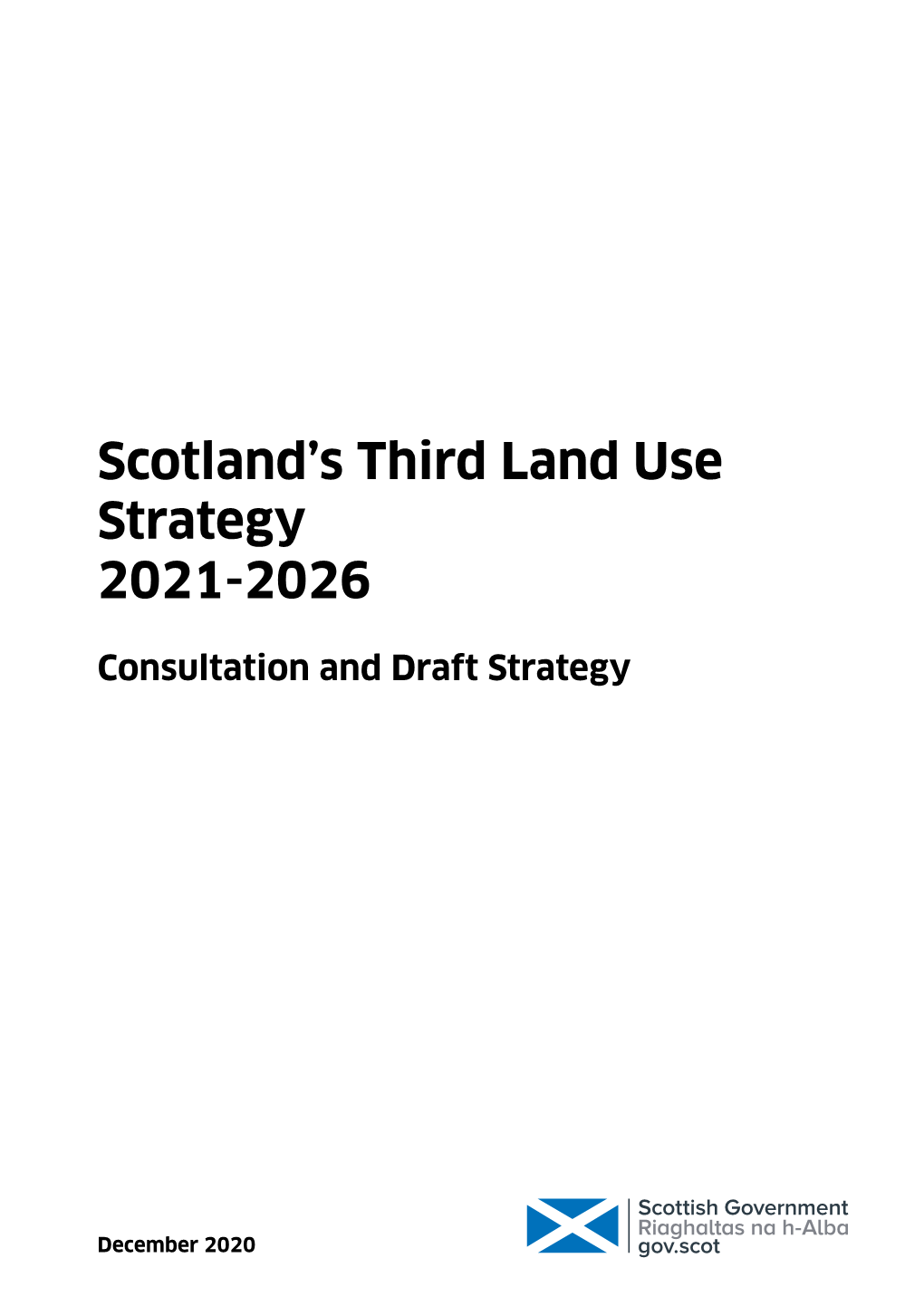 Scotland's Third Land Use Strategy 2021-2026