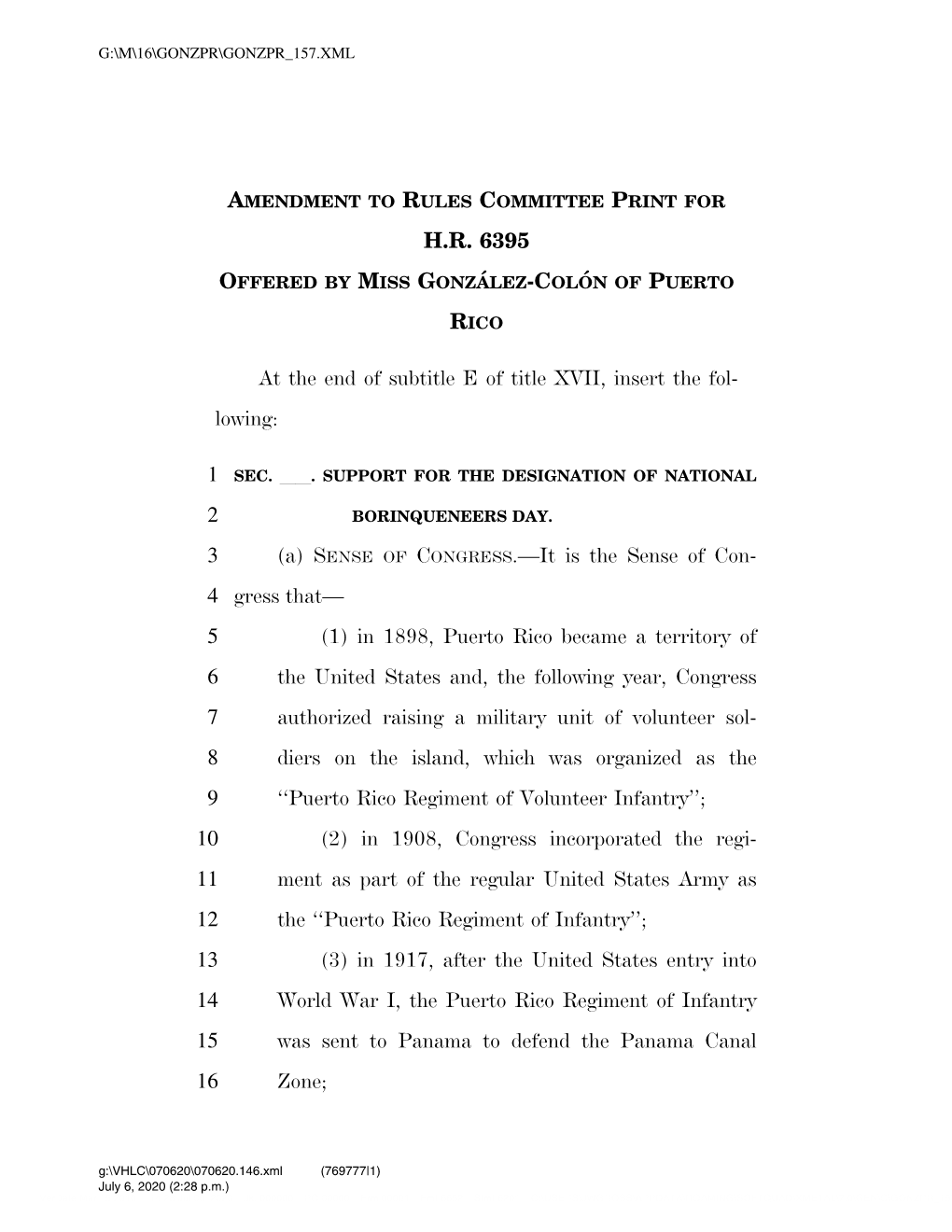 HR 6395 at the End of Subtitle E of Title XVII, Insert The