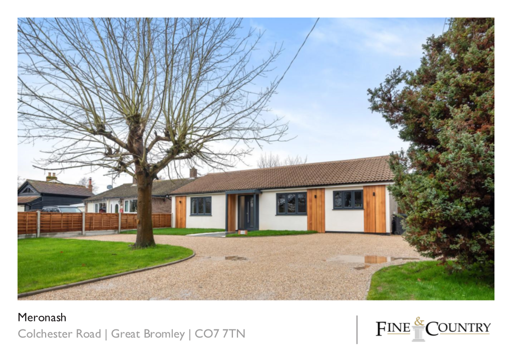 Great Bromley | CO7 7TN SELLER INSIGHT
