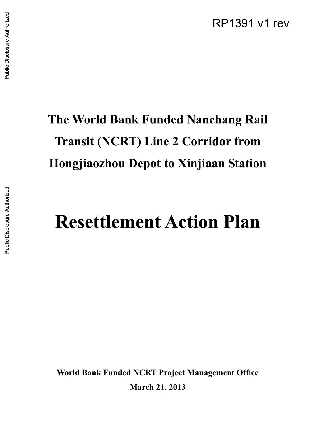 World Bank Document