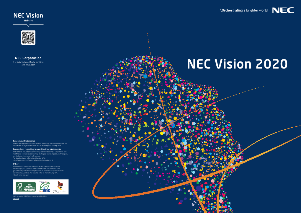 NEC Vision 2020 Bringing Amazing Ideas to Life